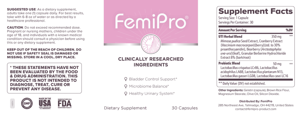 FemiPro Review: A Natural Approach to Supporting Women’s Bladder Health
